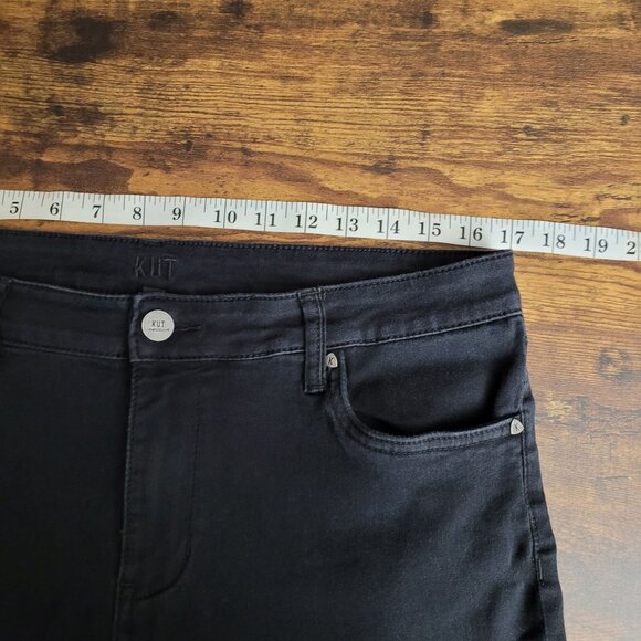 Kut from the Kloth Jeans 16 S High Rise Toothpick Skinny Black Wash Stretch Deni - Picture 6 of 10